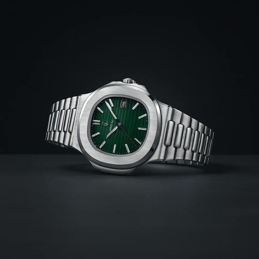 Emerald Crest Timepiece