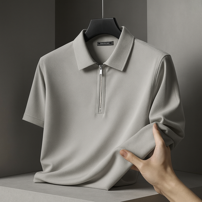 Edge Zip Polo