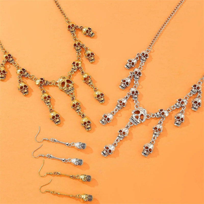 Skull Heads Necklace