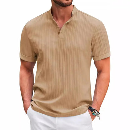 Vintage Cotton-Linen Henley