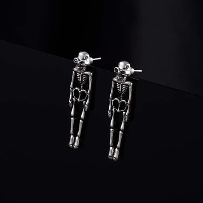 Skeleton Drop Earrings