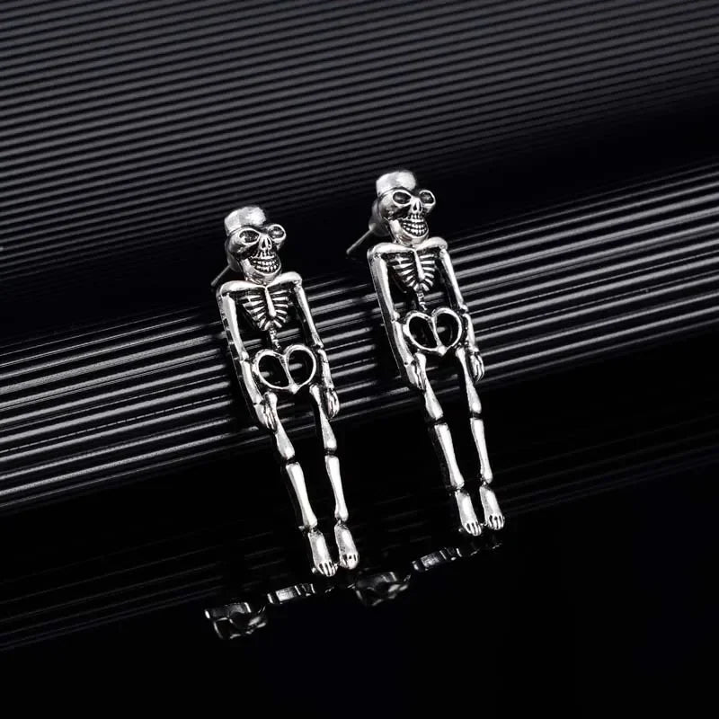 Skeleton Drop Earrings