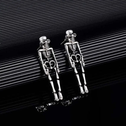 Skeleton Drop Earrings