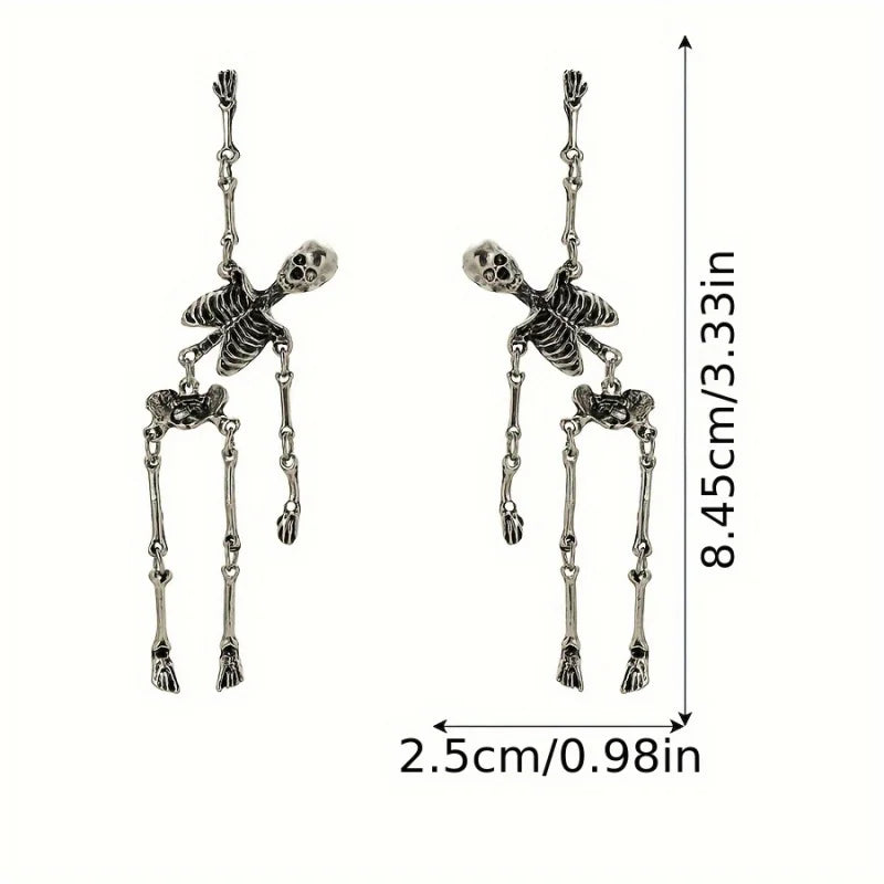 Hanging Skull Earrings