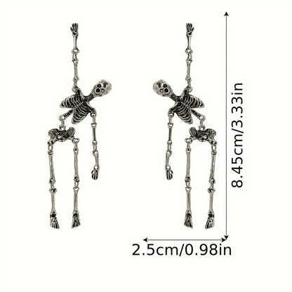 Hanging Skull Earrings