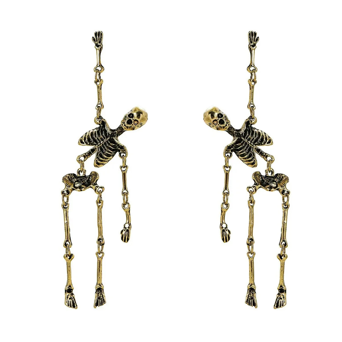 Hanging Skull Earrings