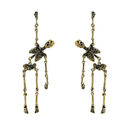 Hanging Skull Earrings