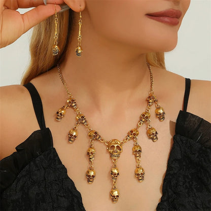 Skull Heads Necklace
