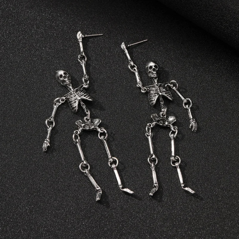 Hanging Skull Earrings