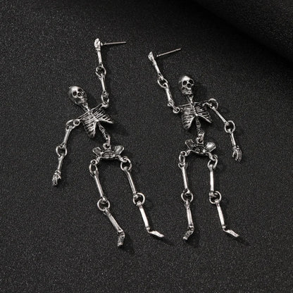 Hanging Skull Earrings