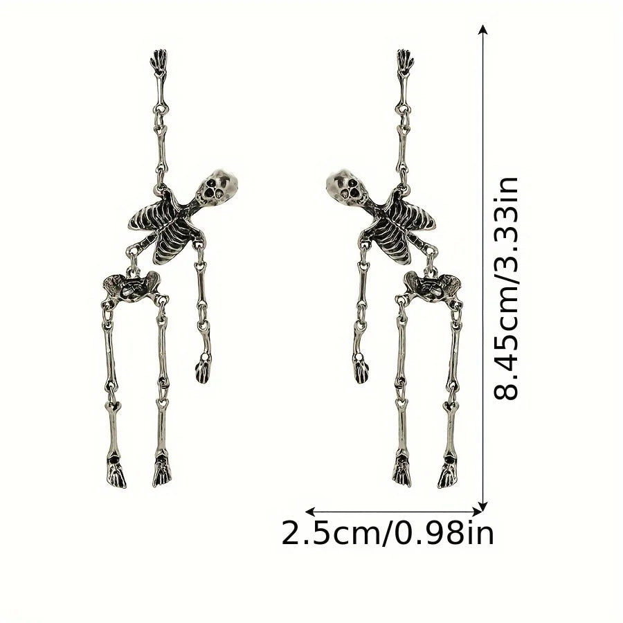 Hanging Skull Earrings