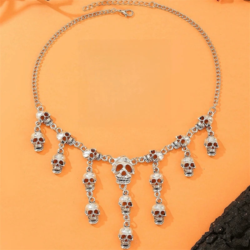 Skull Heads Necklace
