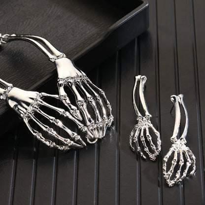 Skeleton Hand Necklace