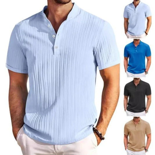 Vintage Cotton-Linen Henley