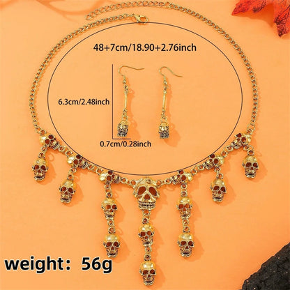 Skull Heads Necklace
