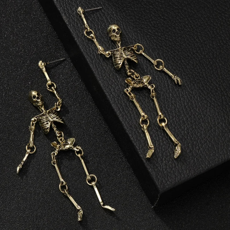 Hanging Skull Earrings