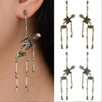 Hanging Skull Earrings