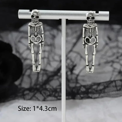 Skeleton Drop Earrings