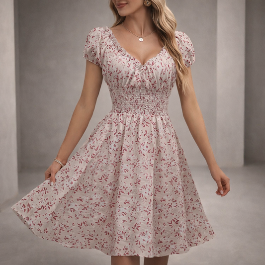 Vintage Floral Dress